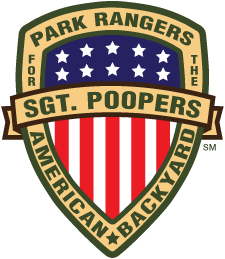 Sgt. Poopers® Park Rangers for the America Backyard emblem