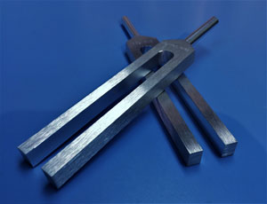 Pair of tuning forks